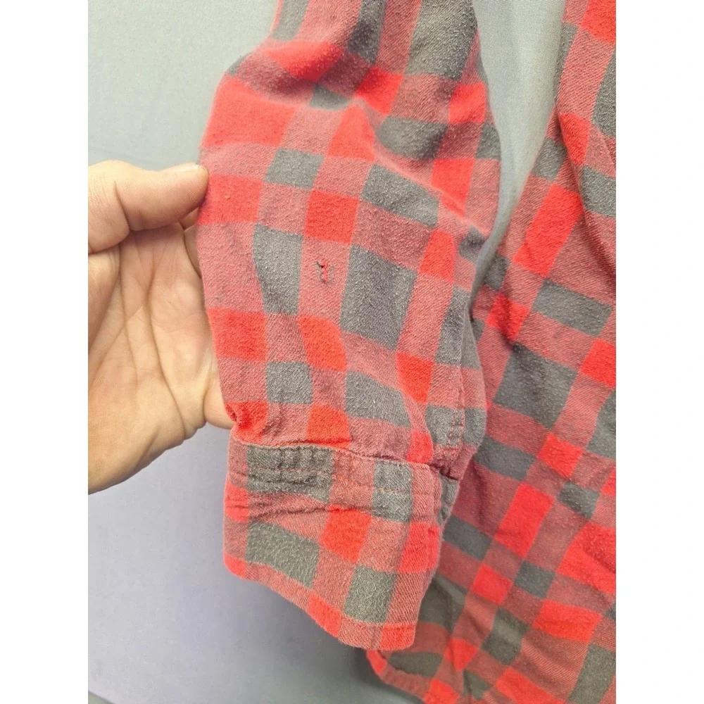 Kavu Flannel Shirt Men's Large Buffalo Plaid‎ Outdoor Lumberjack Camping Hiking